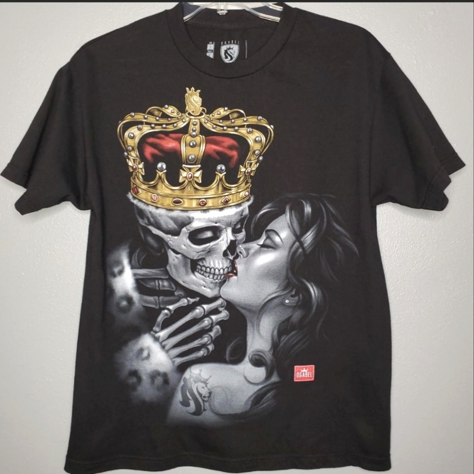 Og Abel Lost King Special Edition Classic Black Tee Mens Large
